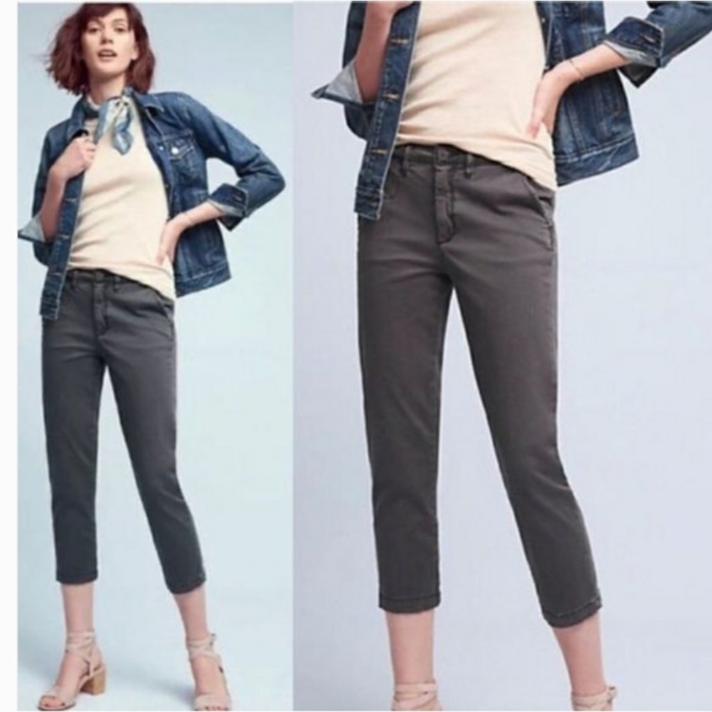 Anthropologie chino slim pant, size 28